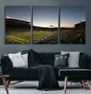 Oregon Ducks Football Team Print - Eugene Autzen Stadium