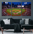 St. Louis Cardinals Baseball Team Print - Busch Stadium Wall by MyGreatCanvas | Canvas Wall Art Prints | Photo Prints & Wall Decor