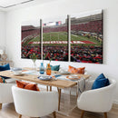 Wisconsin Badgers Team Print Canvas - Madison Camp Randall