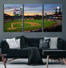 Citizens Bank Park Philadelphia Phillies Wall Art Canvas |
