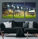 Columbus Crew Stadium Match Triple Canvas Wall Art - Dynamic