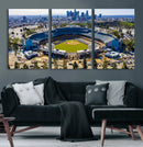 Los Angeles Dodgers Dodger Stadium Wall Art Canvas Print -