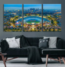 Los Angeles Dodgers Wall Art Canvas, Dodger Stadium Wall Art