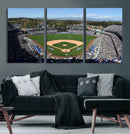 Los Angeles Dodgers Dodger Stadium Wall Art Canvas Print -