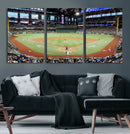 Texas Rangers Baseball Team Print - Arlington Globe Life