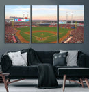 Cincinnati Reds Baseball Print Canvas- Cincinnati