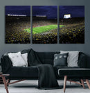 Michigan Wolverines Football Canvas Wall Decor, Football