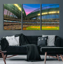 Milwaukee Brewers Baseball Team Print Canvas- American