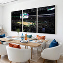 Milwaukee Bucks Basketball Print - Fiserv Forum Stadium Wall