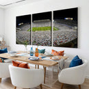 Beaver Stadium Night Game Triple Canvas Wall Art - Penn