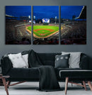 Truist Park Night Game Canvas Art - Atlanta Braves Stadium by MyGreatCanvas | Canvas Wall Art Prints | Photo Prints & Wall Decor