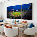 Truist Park Night Game Canvas Art - Atlanta Braves Stadium