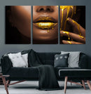 African American Art Black Woman Canvas Print, African Wall