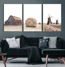 Farm Prints Set, Set of 3 Farmhouse Wall Art, Country House by MyGreatCanvas | Canvas Wall Art Prints | Photo Prints & Wall Decor