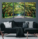 Serene Tree Tunnel Wall Art Canvas Print – Pathway Under by MyGreatCanvas | Canvas Wall Art Prints | Photo Prints & Wall Decor