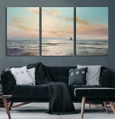 Abstract Ocean Wall Art - Boat Wall Art Canvas Print by MyGreatCanvas | Canvas Wall Art Prints | Photo Prints & Wall Decor