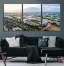 Old Trafford Manchester United Stadium Wall Art Canvas Print