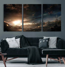 Avengers Planet Wall Art Canvas Print