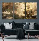 Zen Buddha Wall Art Canvas Print | Peaceful Meditation Decor