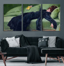 Decadent Girl by Ramon Casas Wall Art Canvas Print, Framed