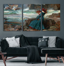 Miranda by the Shore Wall Art Canvas Print – Tempest Scene by MyGreatCanvas | Canvas Wall Art Prints | Photo Prints & Wall Decor