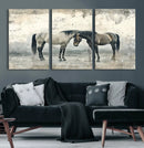 Chines Style Majestic Horses Wall Art | Ready to Hang and