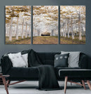 Forest Grove Wall Art | Serene Pathway Canvas Print | Ready