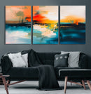 Colorful Abstract Wall Art | Bold Modern Canvas Print |
