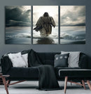 Jesus Walking on Water Wall Art | Canvas Print | Ready to