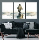 Watercolor Jesus Walking on Water Canvas Print, Christian by MyGreatCanvas | Canvas Wall Art Prints | Photo Prints & Wall Decor
