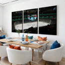American Airlines Center Dallas Stars Wall Art Canvas Print