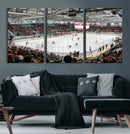 Lausanne Arena Ice Hockey Stadium Wall Art Canvas Print,