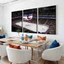 Rogers Place Edmonton Oilers Ice Hockey Stadium Wall Art,