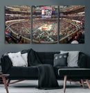 United Center Chicago Bulls Stadium Wall Art Canvas Print