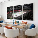 Vaudoise Lausanne Ice Hockey Arena Stadium Wall Art Canvas,