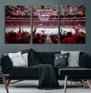 Carolina Hurricanes Ice Hockey Stadium Wall Art, Carolina