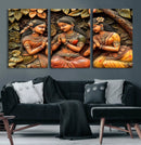 Indian Woman Statue Wall Art Canvas Print