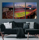 NC State Wolfpack Football Team Print - Raleigh by MyGreatCanvas | Canvas Wall Art Prints | Photo Prints & Wall Decor