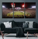 Framed Florida State Seminoles Football Team Print -