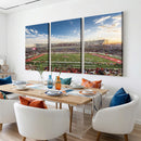 Framed Houston Cougars Football Team Print - Houston TDECU