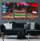 Virginia Tech Hokies Football Team Print - Blacksburg Lane
