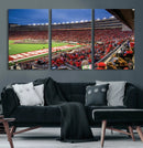 Wisconsin Badgers Football Team Print - Madison Camp Randall by MyGreatCanvas | Canvas Wall Art Prints | Photo Prints & Wall Decor
