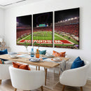 Wisconsin Badgers Football Team Print Canvas- Madison Camp