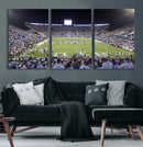Brigham Young University Cougars Football Print Canvas - by MyGreatCanvas | Canvas Wall Art Prints | Photo Prints & Wall Decor