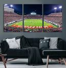 Wolfpack Football Team Print - Raleigh Carter-Finley Stadium