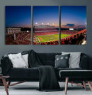 Wolfpack Football Team Wall Art Print - Raleigh