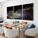 Duke University Blue Devils Football Print Canvas - Durham