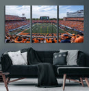 University of Illinois Fighting Illini Football Team Print by MyGreatCanvas | Canvas Wall Art Prints | Photo Prints & Wall Decor