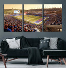 University of Kansas Jayhawks Football Team Print - Lawrence by MyGreatCanvas | Canvas Wall Art Prints | Photo Prints & Wall Decor