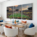 University of Michigan Wolverines Print Canvas, Football
